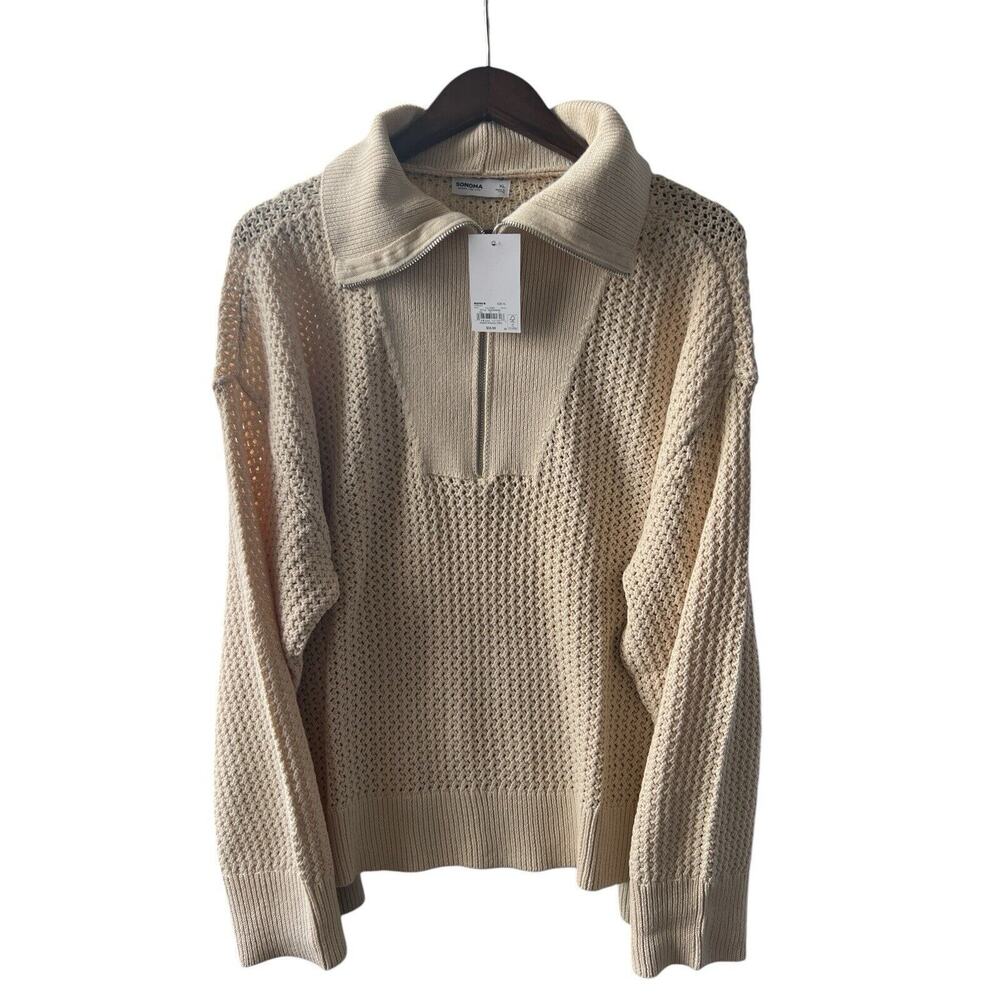 Sonoma goods for life Women’s Sweater beige Size XL